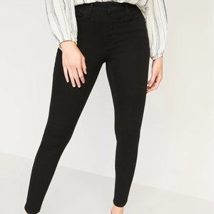 High-Waisted Rockstar Super Skinny Jeans For Women, Black, 8P, Old Navy